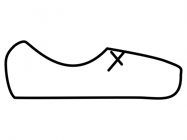 Ballet Shoes Emoji coloring page image