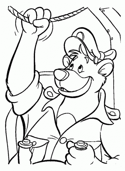 Baloo  coloring page image