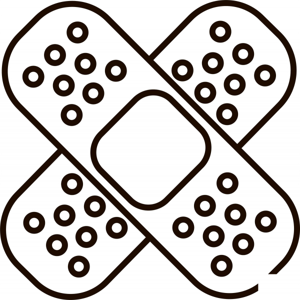 Band Aid coloring page image