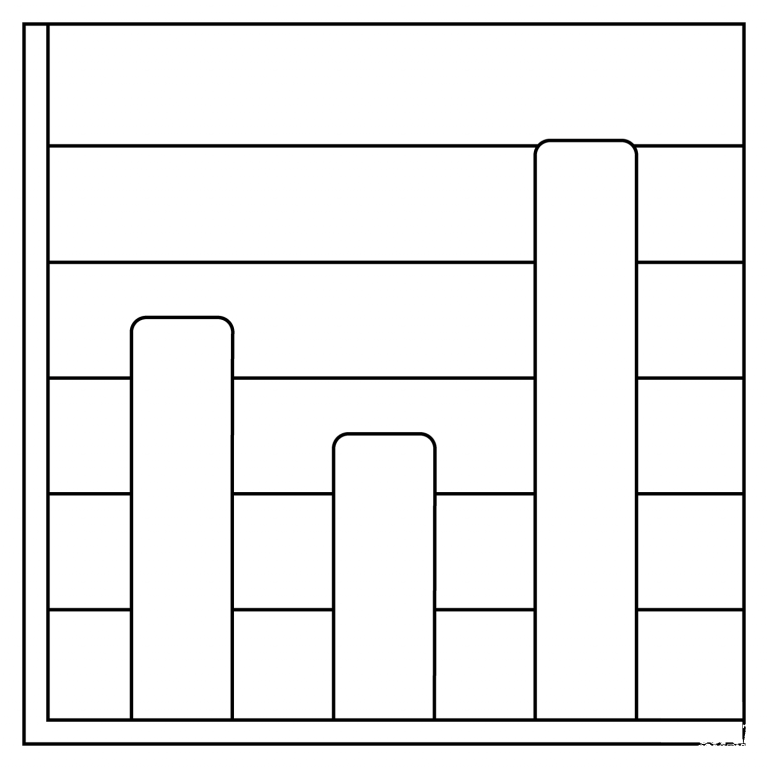 Bar Chart Emoji coloring page - ColouringPages