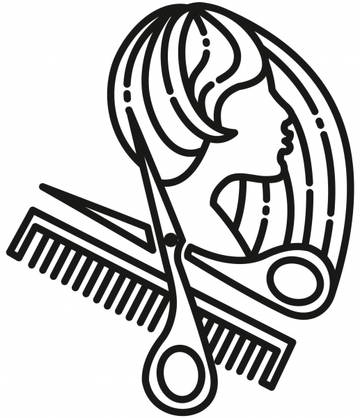 Barber Shop coloring page image