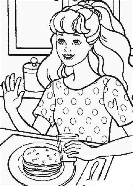 Barbie33 coloring page image