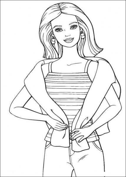 Barbie42 coloring page image