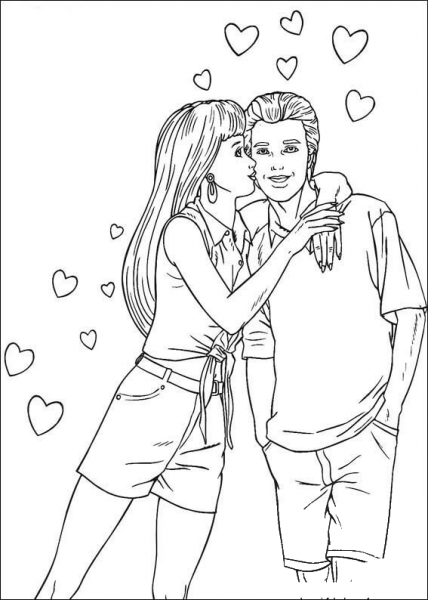 Barbie43 coloring page image