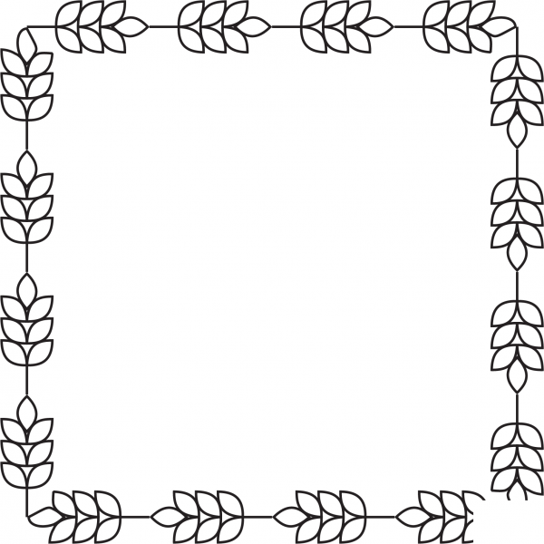 Barley Frame coloring page image