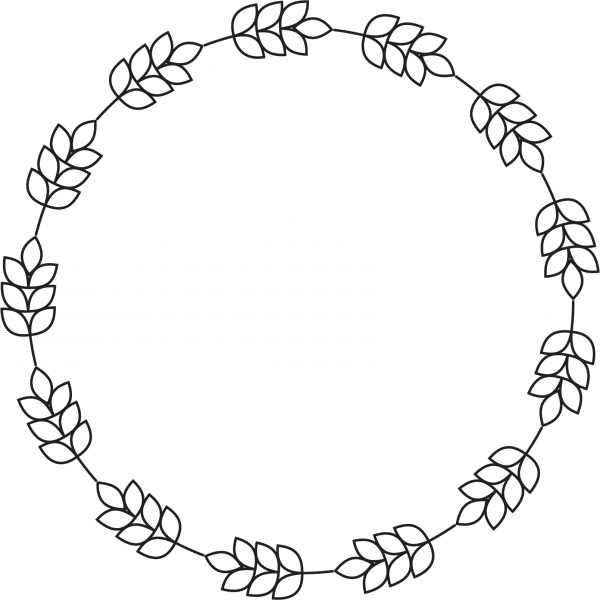 Barley Frame Large coloring page image