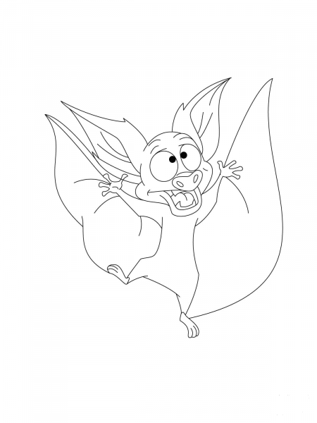 Bartok coloring page image