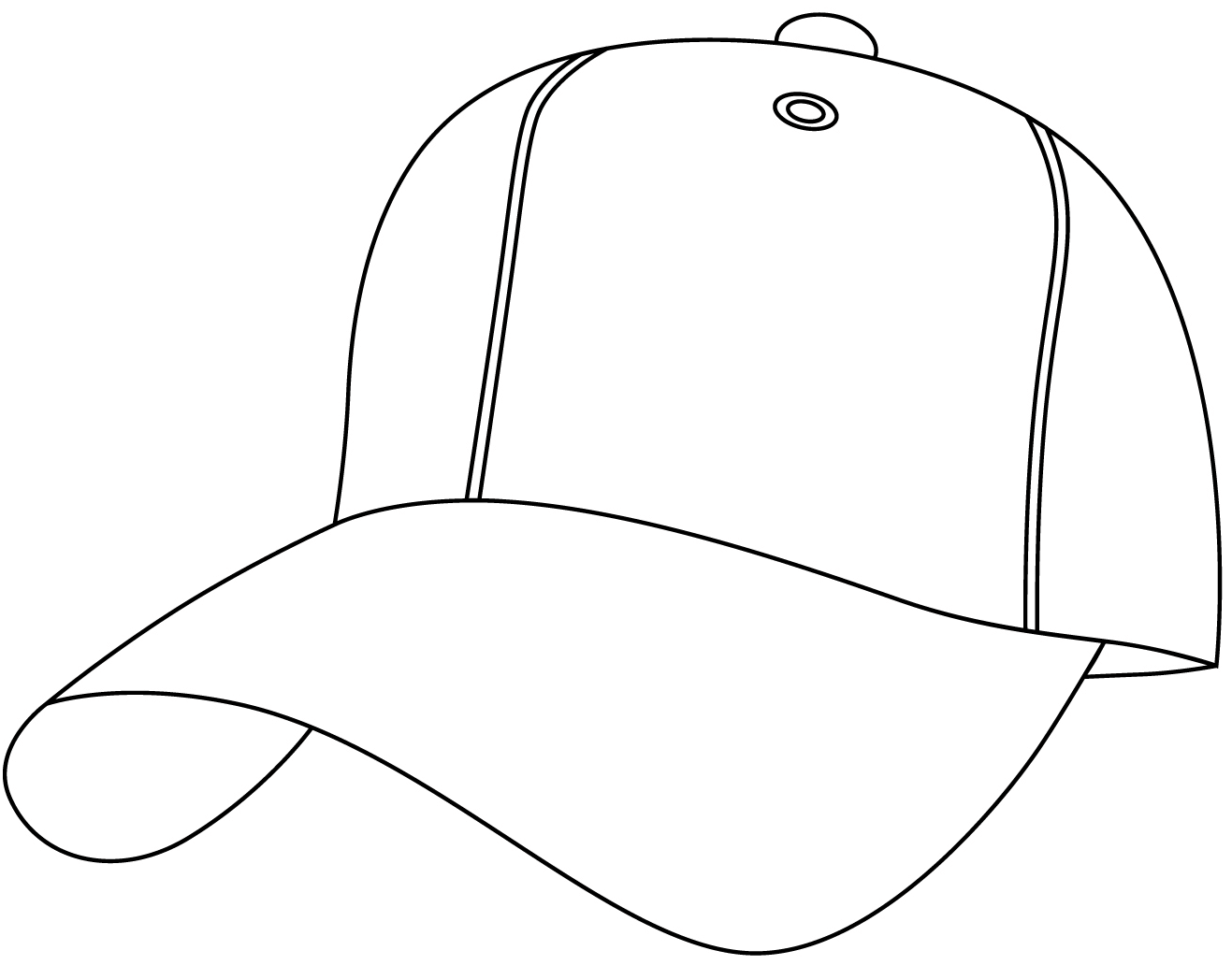 Baseball Hat coloring page - ColouringPages