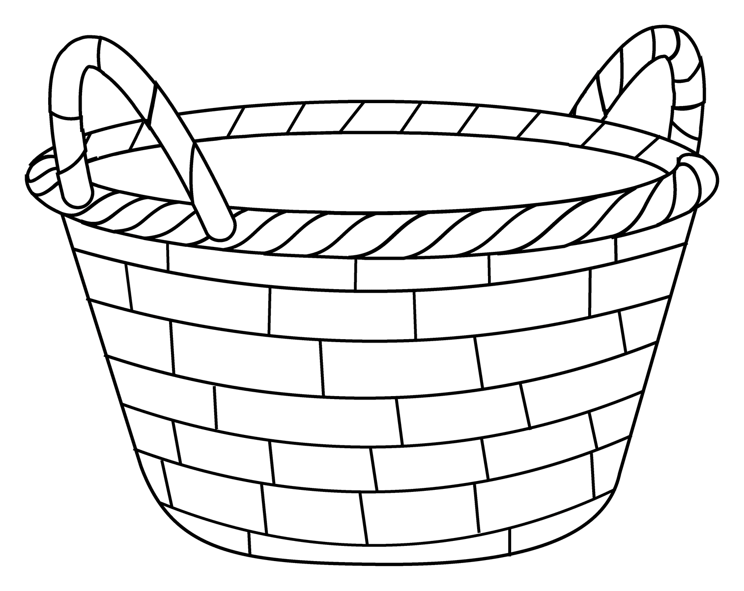 Basket Emoji coloring page - ColouringPages