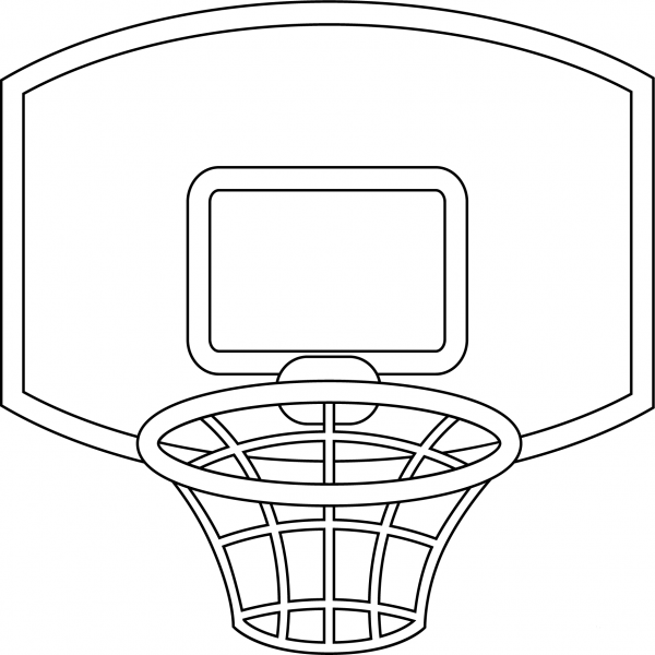 Basketball Rim coloring page ColouringPages