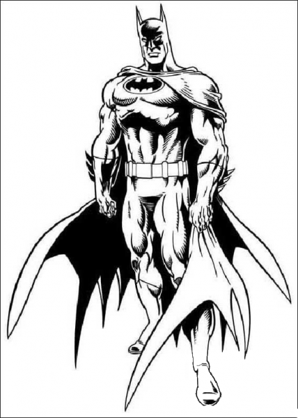 Batman  coloring page image