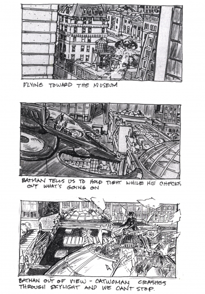 Batman Storyboard 10 coloring page image