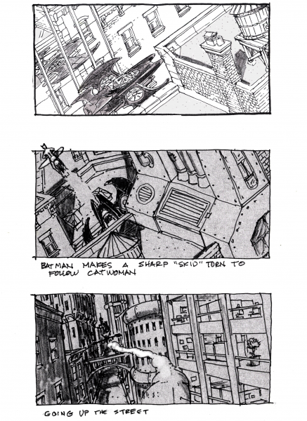 Batman Storyboard 14 coloring page image