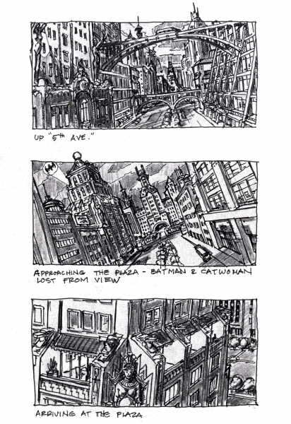 Batman Storyboard 16 coloring page image