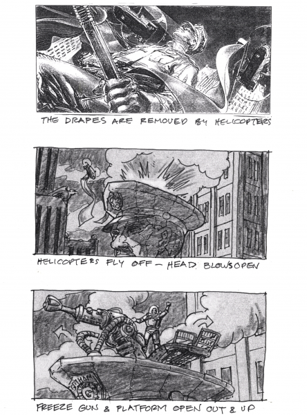 Batman Storyboard 18 coloring page image