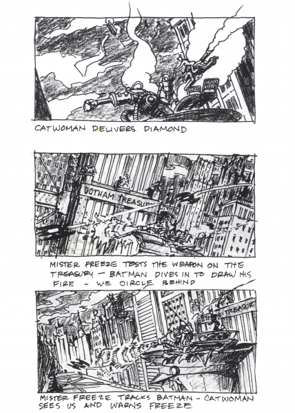 Batman Storyboard 19A coloring page image