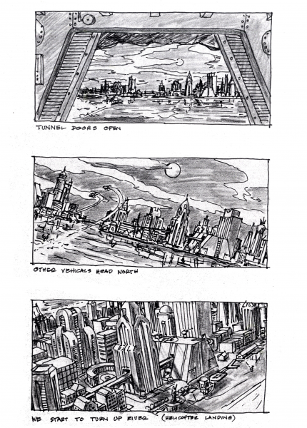 Batman Storyboard 2 coloring page image