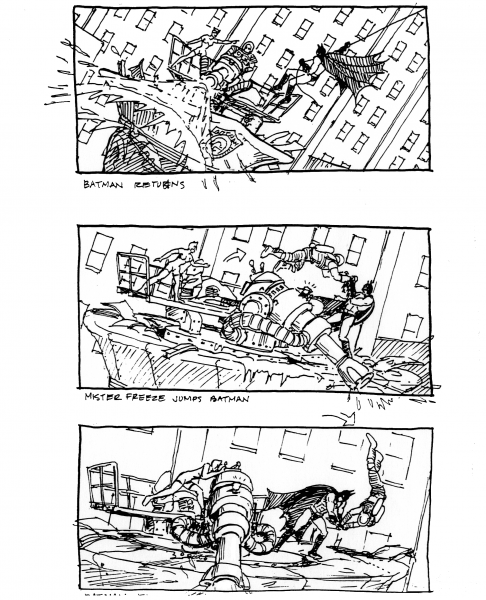 Batman Storyboard 21B coloring page image