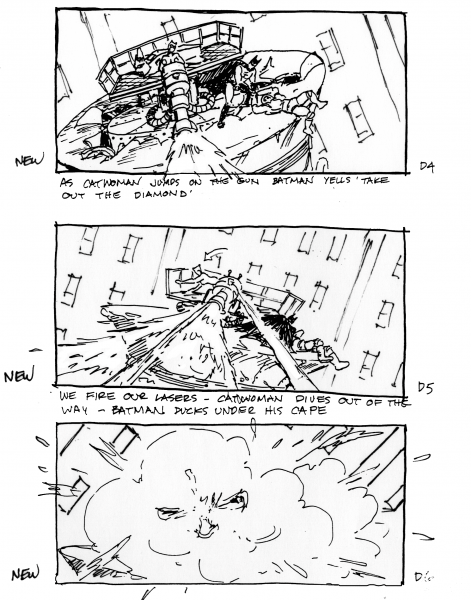 Batman Storyboard 21C coloring page image