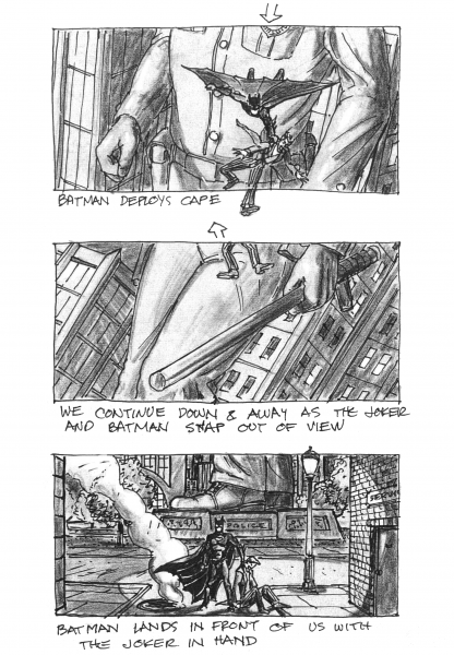 Batman Storyboard 24 coloring page image