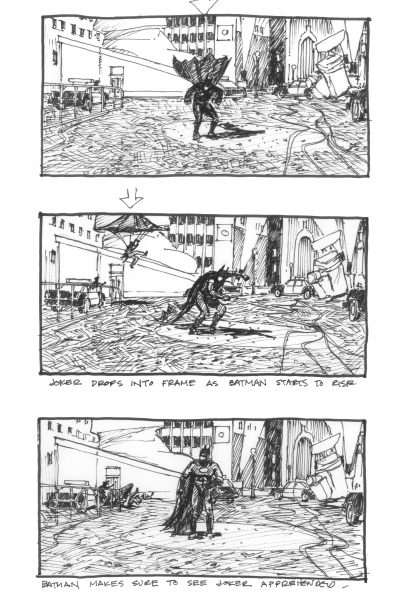Batman Storyboard 25 New coloring page image