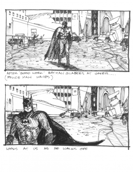 Batman Storyboard 26 New coloring page image