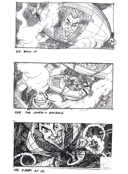 Batman Storyboard 6 coloring page image