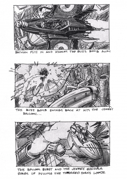Batman Storyboard 7 coloring page image