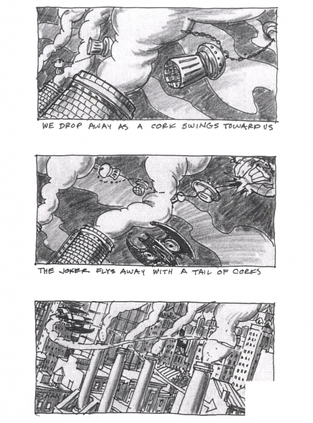 Batman Storyboard 8 coloring page image