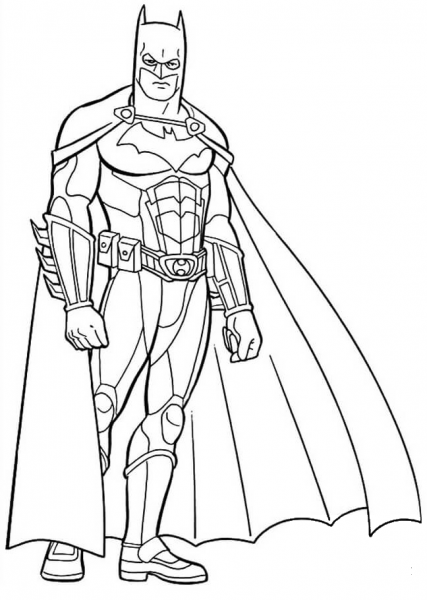 Batman, the Dark Knight coloring page image