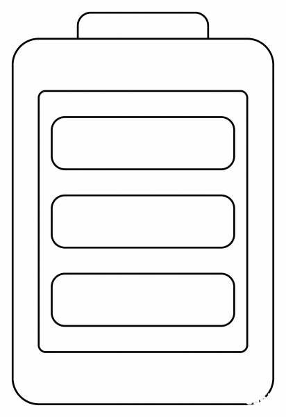 Battery coloring page image