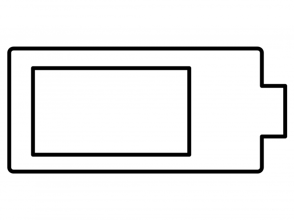 Battery Emoji coloring page image