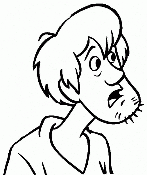 Bearded Shaggy Rogers coloring page image