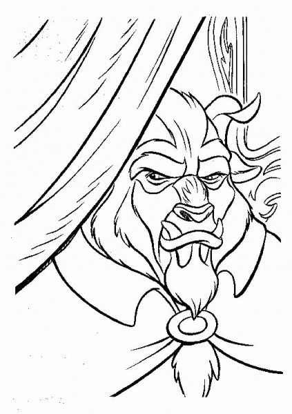 Beast  coloring page image