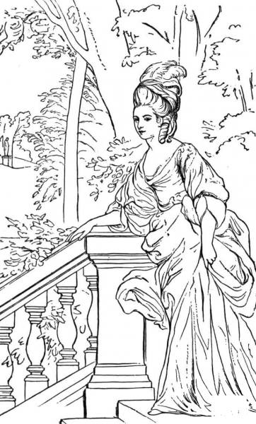 Beautiful Duchess  coloring page image