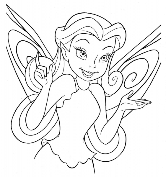 Beautiful Rosetta coloring page image