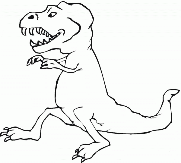 Tyrannosaurus coloring page image