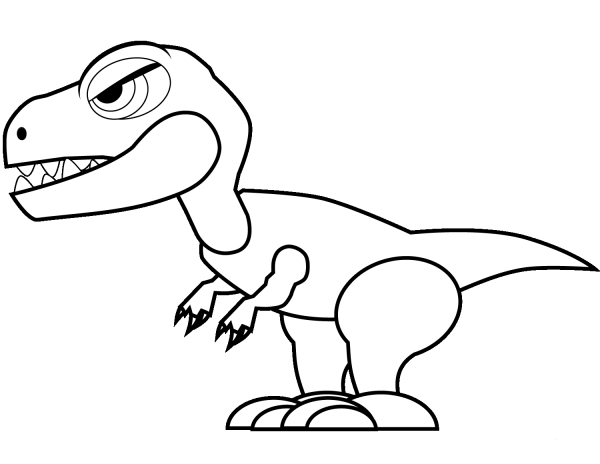 Tyrannosaurus coloring page image