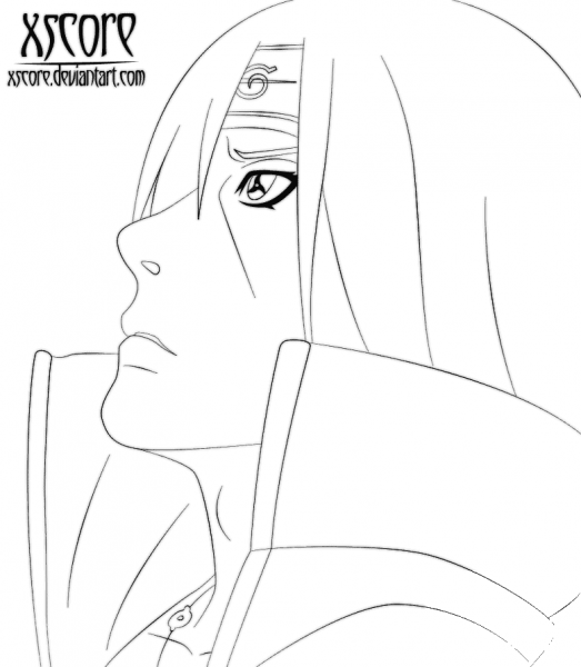 Uchiha Itachi coloring page image