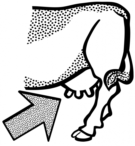 Udder coloring page image