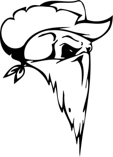 Undead Cowboy coloring page image