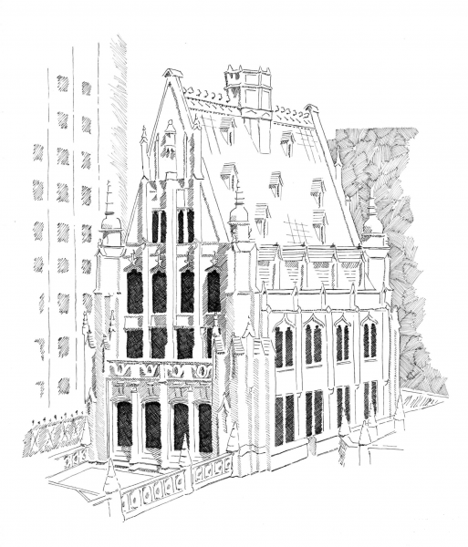 Union Trust Building Chapel coloring page image