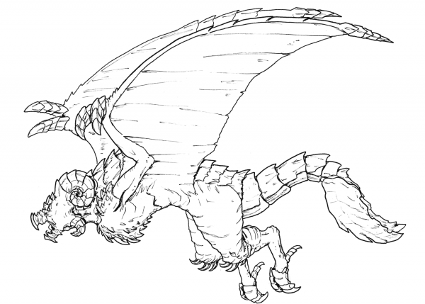 Unrialdo of Time and Space coloring page image