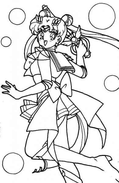 Usagi Tsukino coloring page image