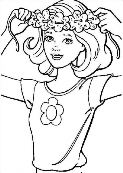 Use Hair Ribbon  coloring page image
