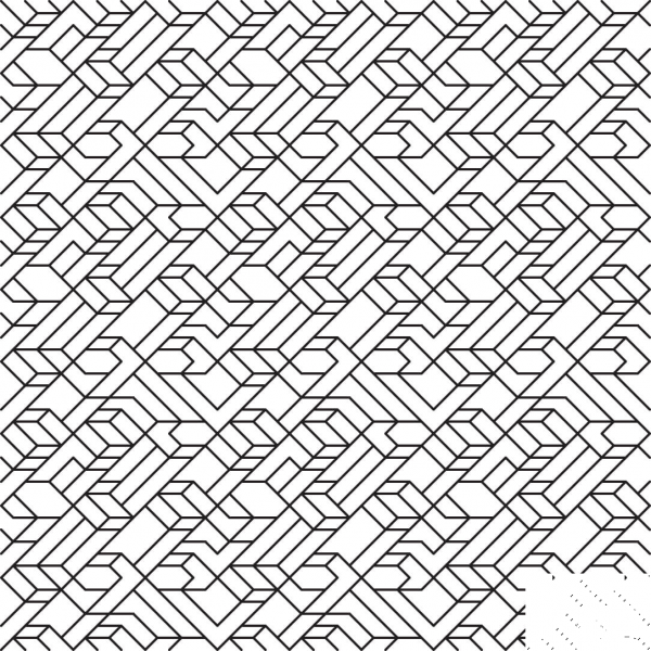 V1 Line Tiled Pattern coloring page image