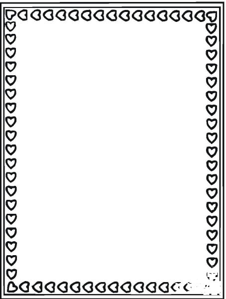 Valentines Day Card  coloring page image