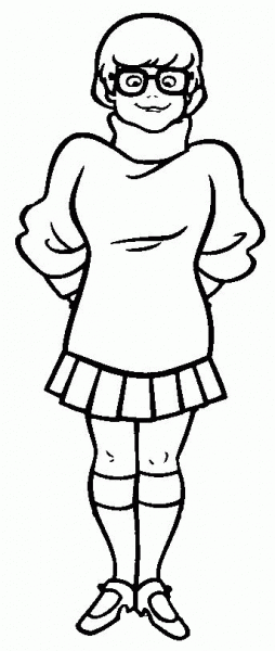 Velma Dinkley coloring page image