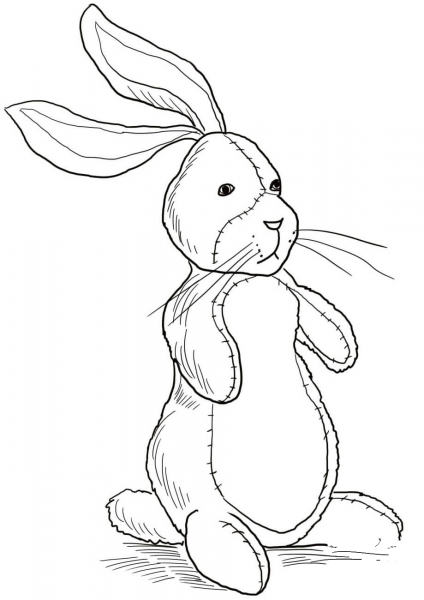 Velveteen Rabbit coloring page image