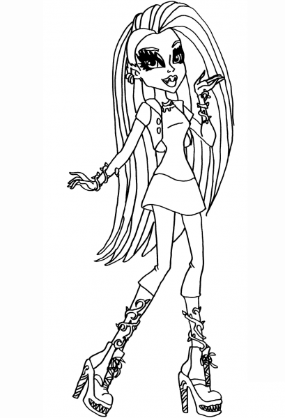 Venus McFlytrap coloring page image